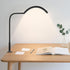 3 5 Professional Half Moon LED Desk Light for Nail Techs & Artists Flexible Gooseneck Lamp with Clamp, Color Modes