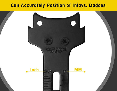 CICIDO (DNP618), Router Edge Guide for Fixed Base Compact Router Straight Edge Guide for Quickly Attached to Router