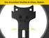 CICIDO (DNP618), Router Edge Guide for Fixed Base Compact Router Straight Edge Guide for Quickly Attached to Router