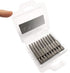 10PCS T30 Torx Head Screwdriver Bit Set, 3"/75mm with Quick Release Slot, S2 Steel Security Tools
