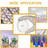 Synthetic Filter Paper Stickers, 20 mm, 0.3 µm Monotub Filter Discs for Mycology - 90 Count for Fruiting Chamber