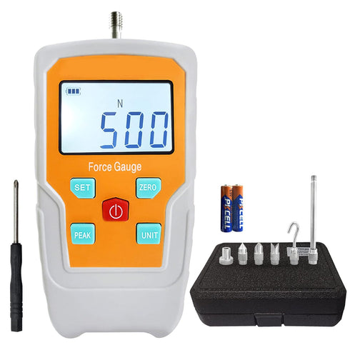 Digital Force Gauge Push and Pull Meter, Dynamometer Tension Pressure Tester, Compression Load Plug Force Destructive