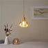LILIUPEILONG Glass Chandelier, Petal-Shaped, Adjustable Height, Suitable for The Bedside of The Kitchen and Dining