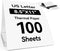 Atnadov Thermal Printer Paper 8.5 x 11 Inch, 100 Sheets US Letter Size