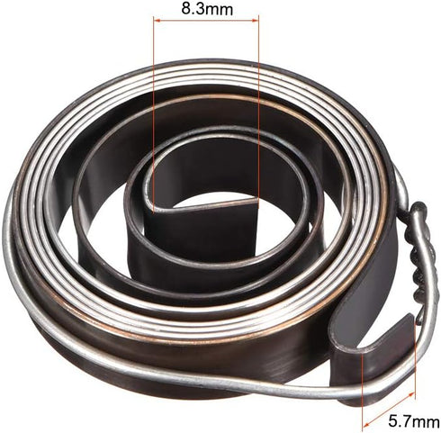 uxcell Drill Press Return Spring, Quill Spring Feed Coil Spring Assembly, 2.2Ft Long, 35 x 8 x 0.8mm (2PCS)