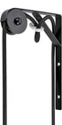 Aspen Creative 21005A, 4-3/4" 7" 1 Pack Wall Mount Bracket and Pulley for Pendant Light in Matte Black Finish, Deep x