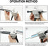AB Glue Gun, 50ml Two-Component Glue Gun, 2:1/1:1 Epoxy Sealant Dispensing Kit