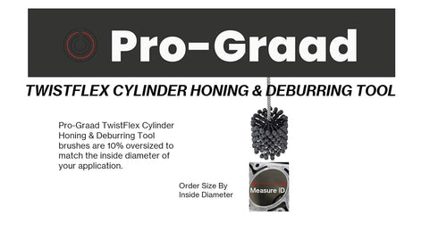 TwistFlex 3.75" 240SC Cylinder Hone, Flexible Honing Tool for Hole Diameters 3.50"-3.77"