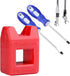 Red Lightweight Magnetizer Demagnetizer For Screwdriver Bits Tips Screw Driver Magnetic Practical Pick Up Tool Screwdriver Magnetizers,Screwdrivers and Nut Drivers