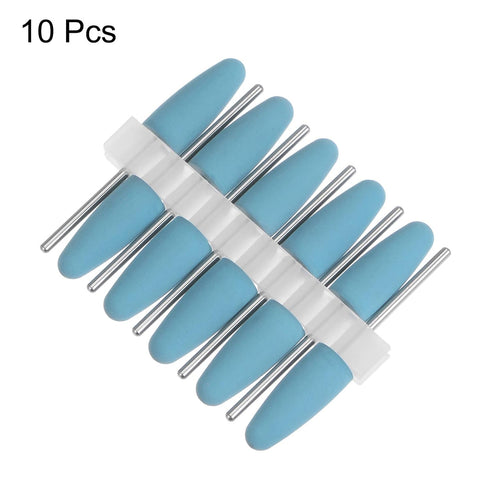 10pcs Rubber Polishing Bit, Silicone Buffing Wheels 2000 Grit for Electric Grinder Rotary Tool
