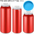 Emptycolor 6 Pack Silicone Soda Can Cover, Reusable Soda Can Lids to Keep Carbonation, BPA Free Pop Can Caps Tops