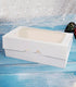 15-PACK Pastry Bakery Box, 16x11x2.75inch, White Auto-Pop Up Boxes for 12 Donuts, Muffins, Cookies with PVC Window