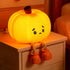 Pumpkin Night Light, Rechargeable Dimmable Baby Light, Halloween Night Light with Timer,