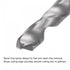 uxcell Solid Carbide Drill Bits, 6.4mm C2/K20 Tungsten Carbide Jobber Drill Bits for Metal