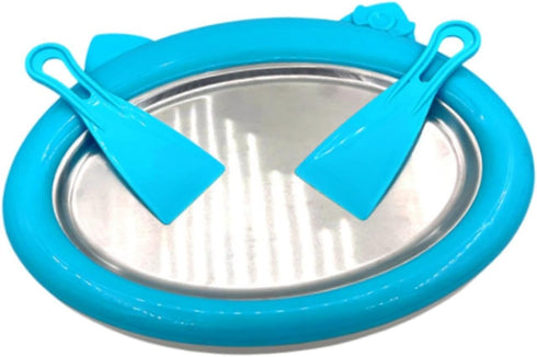 predolo Blue Ice Cream Maker for Homemade Rolled Desserts & Gelato