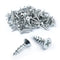 POWERTEC #6 x 5/8" Wood Screws – 100 PCS Zinc-Plated Self-Tapping Phillips Screws for Crafts and Wood
