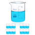 10.15oz (300ml) Sturdy Glass Beaker, 3.3 Borosilicate Griffin Low Form, Pack of 12
