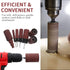 20-Piece Drill Press Sanding Drum Kit, 80/120 Grit Sanding Band Sleeves for Woodworking