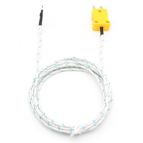 2M Temperature Measuring Line, K Type Temperature Sensing Line, Thermocouple Temperature Probe, 5PCS