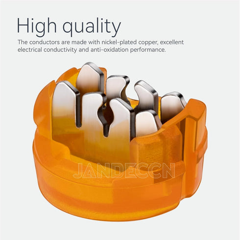 100pcs Waterproof Telephone Wire Connector, Gel-filled UY Butt Splice Network Cable Connectors (UY2/K2)