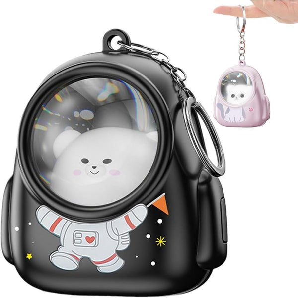 Generic Mini Cat Keychain Flashlight Portable LED Torch for Kids Cute Cartoon Animal