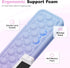 Ospelelf Keyboard Wrist Rest Pad for Computer, Ergonomic Large Mouse Pad with Wrist Support, Office Arm Rest, Purple