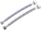 ARCORA Faucet Supply Lines, 9" Length Braided Nylon Water Supply Line 3/8" Comp x 1/2" Comp 2Pcs