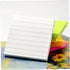 STOBOK 4 Pcs Lined Pad Small Divider Sticking Memo Paper, Sticky Kraft Tags, Bookmarks, Sticky Yellow Tabs