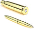 Brass Bullet Pen for Men, Golden Refillable Ballpoint Pen, Gift Boxed