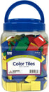 Set 400 EAI Education Color Tiles: Plastic - of in a Jar