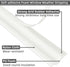 26 Feet Window Weather Stripping Door Seal Strip, Self-Adhesive PU Foam for Insulation and Soundproofing.