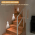 1 Pack 1200mAh 6500K Lemical Night Light Indoor, LED Motion Sensor Stair Lights, Large Battery Rechargeable Wall