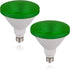 Par38 Green Light Bulb, 15W (100W Equivalent) E26 Green Flood Lights, 2 Pack for Party Decoration, Porch, Holiday