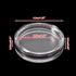 Hisocute 38.6mm Round Acrylic Coin Storage Box Clear Container Organizer For Home Bedroom Office Bookshelf Show Storage