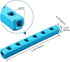 Baomain Aluminum Air Manifold Block, 5-Way 8-Port, 1/4" PT Threaded for Pneumatic Systems