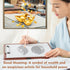 TV Remote Control Holder, PU Leather Caddy with 3 Compartments for DVD, Blu-Ray, Media Player, and Accessories