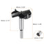 Forstner Drill Bit 60mm (2-3/8") K30/C1 Tungsten Carbide Tip Triangle Shank Opener Cutter for Woodworking