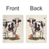 A5 90 VstaDank Dairy Cow Notebooks Hardcover Spiral Notebook Removable College Ruled Paper Leather Journal Notebooks