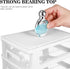 Drawer Storage Plastic Drawers Organizer: 5-layer Office Desk Organizer with Drawers, Small Plastic Drawers Organizer