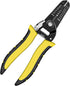 7-inch Wire Stripper/Wire Crimping Tool, 10-22 AWG, Wire Cutter, Crimper, Cable Stripper, Multi-Function Hand Tool