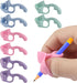 Kyuionty 8 Pcs Silicone Pencil Grips for Kids Handwriting, Multicolor Aid Pencil Holder