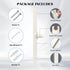 Blissland Shower Slide Bar with Height and Angle Adjustable Handheld Shower Head Holder |Strong Adhesive Disc Mount