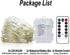 YoTelim LED Fairy String Lights - 2 Set 100 LED 33ft Micro Silver Wire for Indoor Decorations