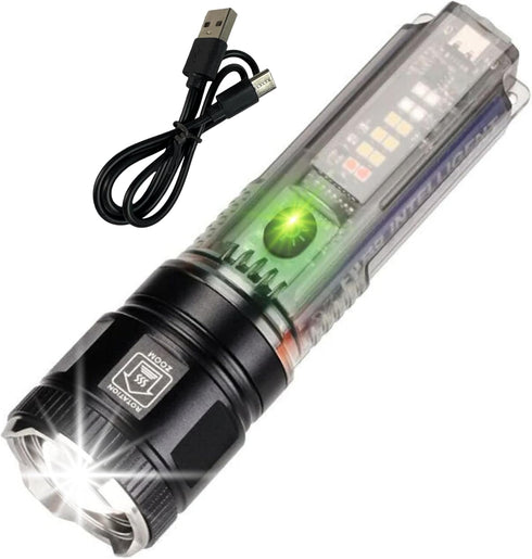 X36 Solar Camping Flashlight - Heavy Duty Survival Gear with Black Light/UV Light & More for Camping Essentials