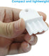 Kemcatui 10Pcs Paper Towel Dispenser Key, Waffle Toilet Paper Key Tissue Dispenser Key with Ring, Napkin Holder Key