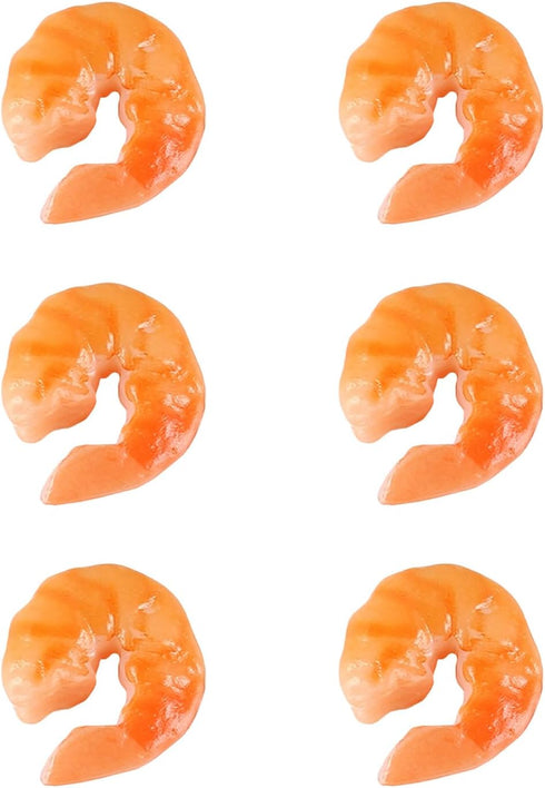 Kangnice Highly Detailed Polystyrene Shrimp Stay for Restaurant Presentation Food Formatting and Gastronomic Education