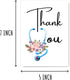 VKNDesigns Cute Thank You Card For Nurses - Doctors - Hospital - Greeting Card for Healthcare - Thank You Card - Card