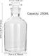 250ml Glass Reagent Bottle,Narrow Mouth Borosilicate Glass Reagent Bottle with Standard Ground Glass Stopper (8.45oz,Clear)… by Kestun
