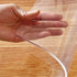 HYTESCO Clear PVC Table Protector 1.5 mm Thick 12x18 Inch Transparent Vinyl Pad