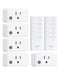 Remote Control Outlet, 200FT Long Range Wireless Light Switch, Mini Remote Outlet